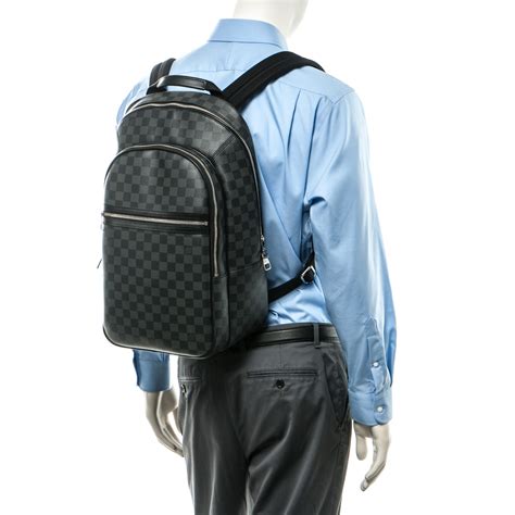 louis vuitton damier graphite michael backpack replica|Louis Vuitton black damier backpack.